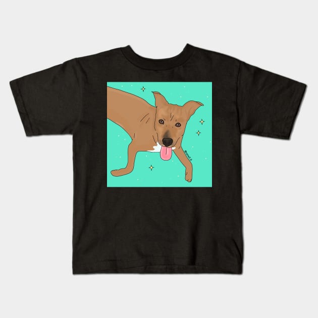Heather Pet commission Kids T-Shirt by Ranaawadallah
